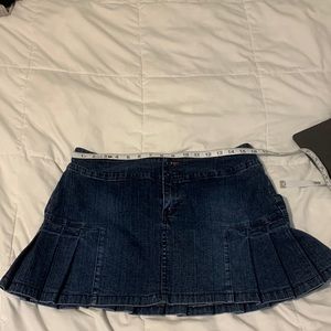 Y2K Pleated Mini Skirt
